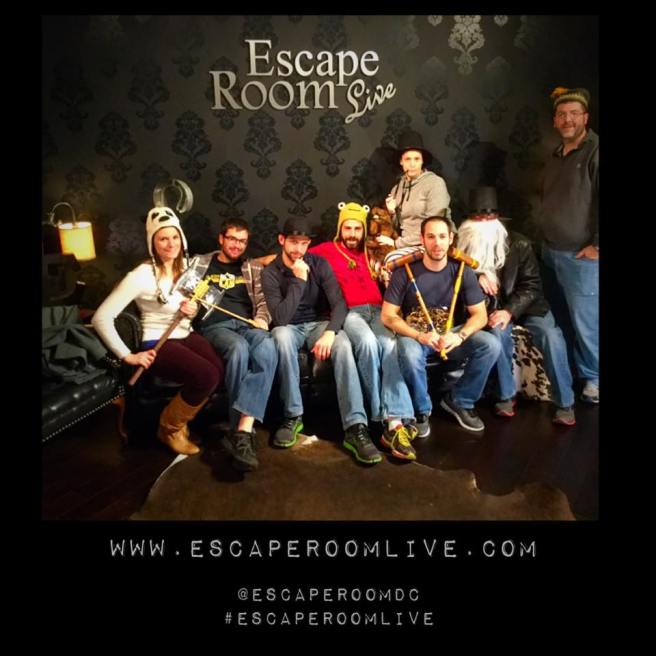 Escape Room Live: Sherlock Holmes - A Matter of Time. Photo courtesy of Escape Room Live Alexandria's Facebook page.
